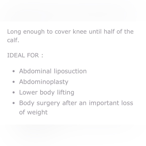 Angel Care Medical Seamless Compression Surgical Undergarment-Black XL - Picture 7 of 7